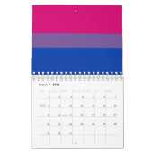 Calendrier Drapeau de la fierté bisexuelle (Mar 2026)