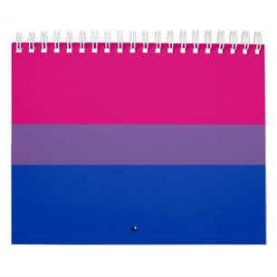 Calendrier Drapeau de la fierté bisexuelle