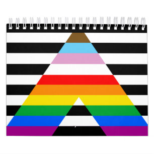 Calendrier Drapeau de la fierté de progrès d'allié