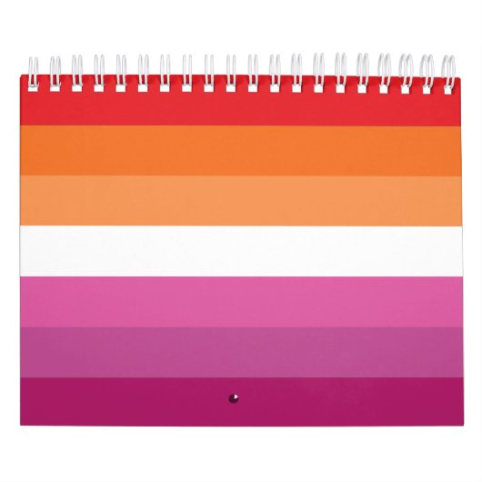 Calendrier Drapeau de la fierté lesbienne (Protection)