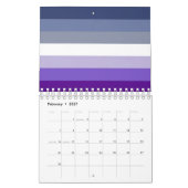 Calendrier Drapeau de la Fierté Lesbienne Butch (Feb 2027)
