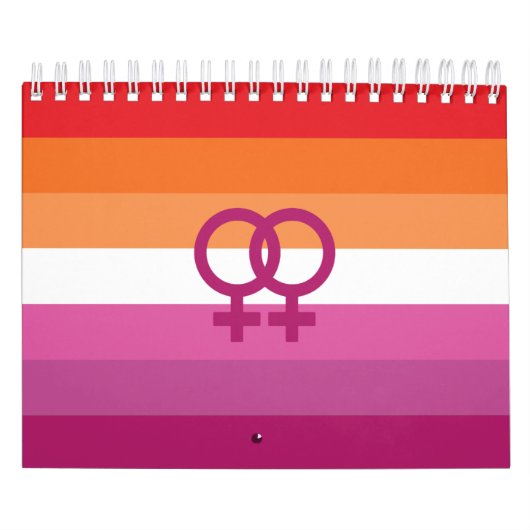 Calendrier Drapeau de la fierté lesbienne WLW (Protection)