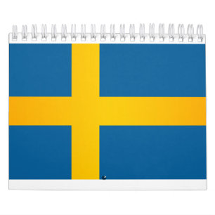 Calendrier Drapeau de Suède