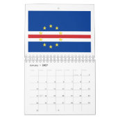 Calendrier Drapeau Du Cap-Vert (Jan 2027)