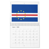 Calendrier Drapeau Du Cap-Vert (Mar 2026)