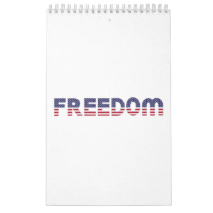 Calendrier Drapeau Liberté Américaine pour Patriotic & Libert