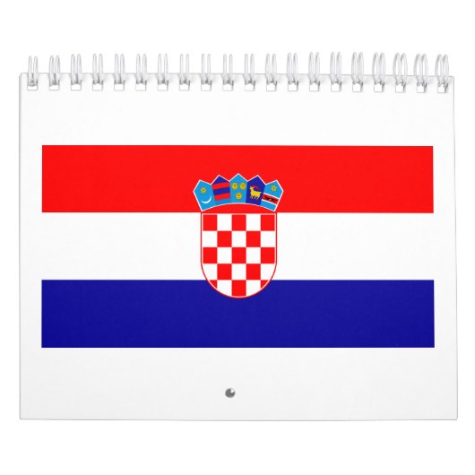 Calendrier Drapeau national de Croatie (Protection)