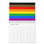 Calendrier Drapeau Philly Rainbow Pride (Feb 2026)