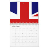 Calendrier Drapeau Union Jack de l'ombre (Jan 2027)
