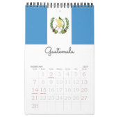Calendrier drapeaux 15-Mo de l'Amérique Centrale et des (Feb 2027)