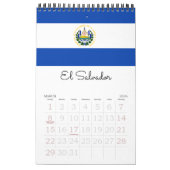 Calendrier drapeaux 15-Mo de l'Amérique Centrale et des (Mar 2026)