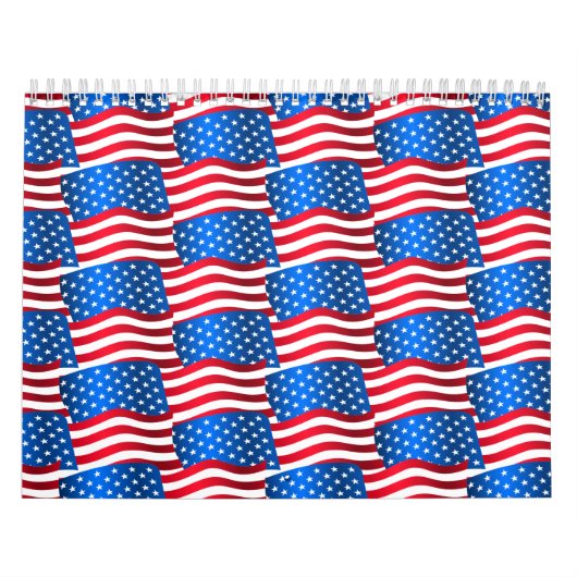 Calendrier drapeaux américains (Protection)
