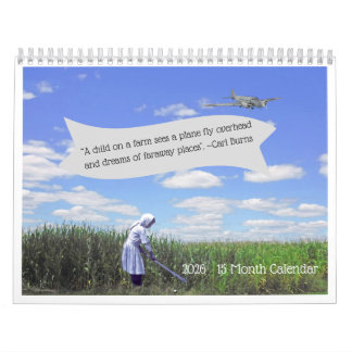Calendrier "Dreams Of Faraway Places" 2026 15-Month Calendar