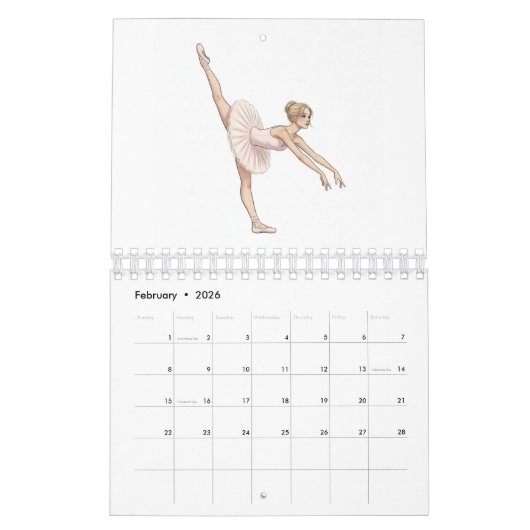 Calendrier Dreams on Pointe (Feb 2026)