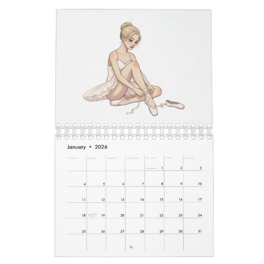Calendrier Dreams on Pointe (Jan 2026)