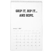 Calendrier drôle 2027 Citations de golf Papa golfe (Jan 2027)