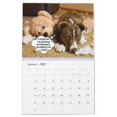 Calendrier Drôle chien coquin (Jan 2027)