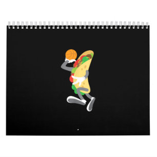 Calendrier Drôle Cinco De Mayo Taco Basketball Joueur sportif