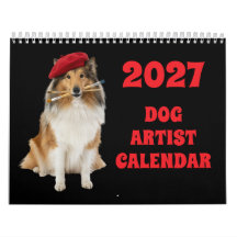 Calendrier drôle de chien 2027