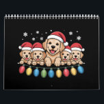 Calendrier Drôle Golden Retriever Christmas Chien Chien Chien<br><div class="desc">Drôle Golden Retriever Christmas Chien Chien Chien Chien Chien</div>