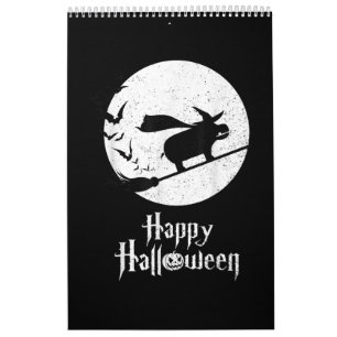 Calendrier Drôle Halloween Costume sorcière Hippo Lover cadea