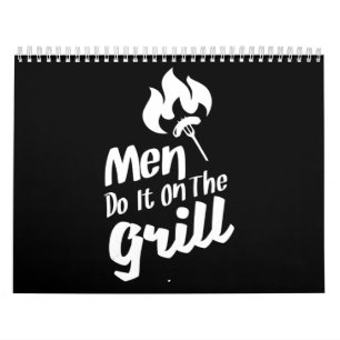 Calendrier Drôle Les Hommes Du BBQ Le Fument Sur Le Grill
