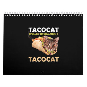 Calendrier Drôle Tacocat Tacocat Taco Cat épinglé en arrière