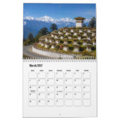 Calendrier du Bhoutan (Mar 2027)