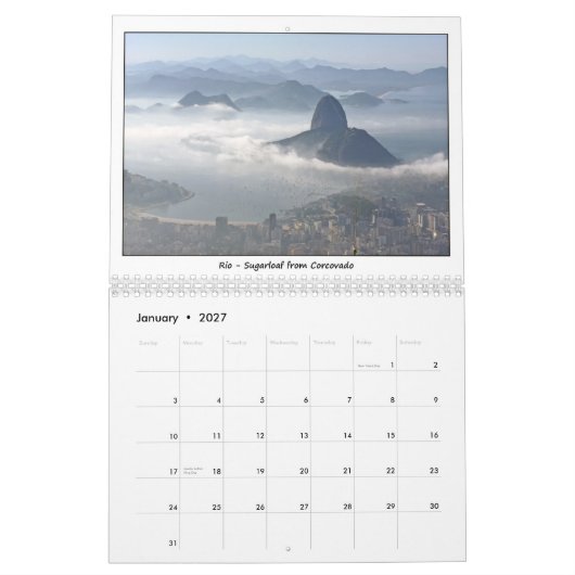 Calendrier du Brésil 2012 (Jan 2027)