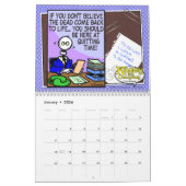 Calendrier du bureau de dessin animé (Jan 2026)