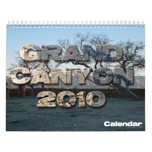 Calendrier du canyon grand 2010 (Protection)