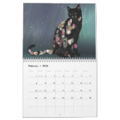 Calendrier du chat 2017 de jardin (Feb 2026)