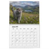 Calendrier du chat Scottish Fold (Jan 2027)