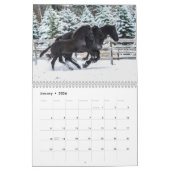 Calendrier du cheval friésien par moment Par Lori  (Jan 2026)