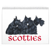 Calendrier du chien Scottie (Protection)