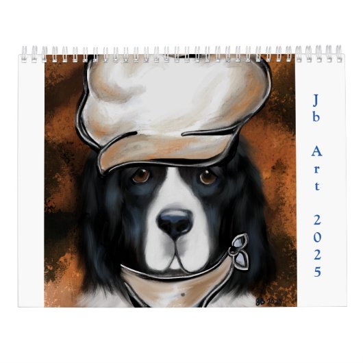 CALENDRIER DU CHIEN TERRE-NEUVE (Dos)