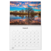 Calendrier du ciel ensoleillé en marche (Mar 2027)