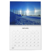Calendrier du ciel ensoleillé en marche (Jan 2027)