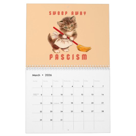 Calendrier du fascisme mash (Mar 2026)