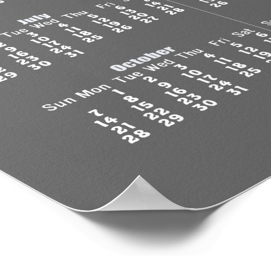 calendrier du Gargouille portugais ~ impression (Coin)