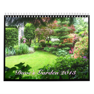 Calendrier du jardin 2013 de Dave