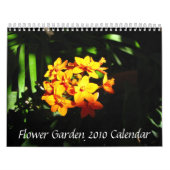 Calendrier du jardin d'agrément 2010 (Protection)