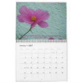 Calendrier du jardin de Cindy avec Écritures de gu (Jan 2027)
