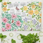 Calendrier du jardin de Grammy Serviette de cuisin (Plié)