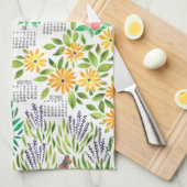 Calendrier du jardin de Grammy Serviette de cuisin (Quart Plié)