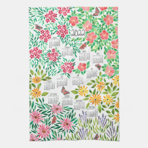 Calendrier du jardin de Grammy Serviette de cuisin