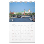 Calendrier du Kremlin de Moscou 12 mois (Jan 2026)