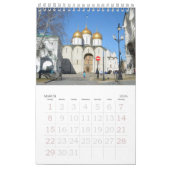 Calendrier du Kremlin de Moscou 12 mois (Mar 2026)