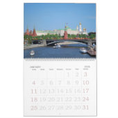 Calendrier du Kremlin de Moscou 12 mois (Jan 2026)