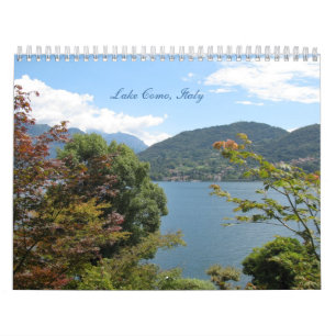 Calendrier du lac de Côme, Italie